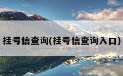 挂号信查询(挂号信查询入口)